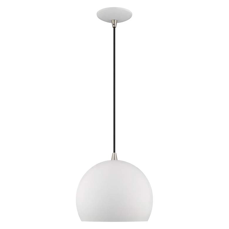 Image 4 1 Light White Mini Pendant more views