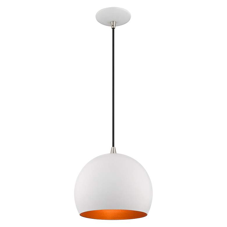 Image 5 1 Light White Mini Pendant more views
