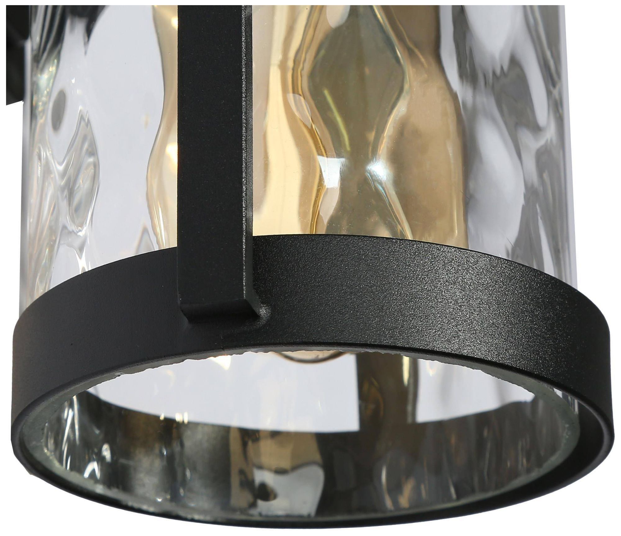 Image 3 1-Lights 10.2"H Cylinder Black Wall Lamp more views