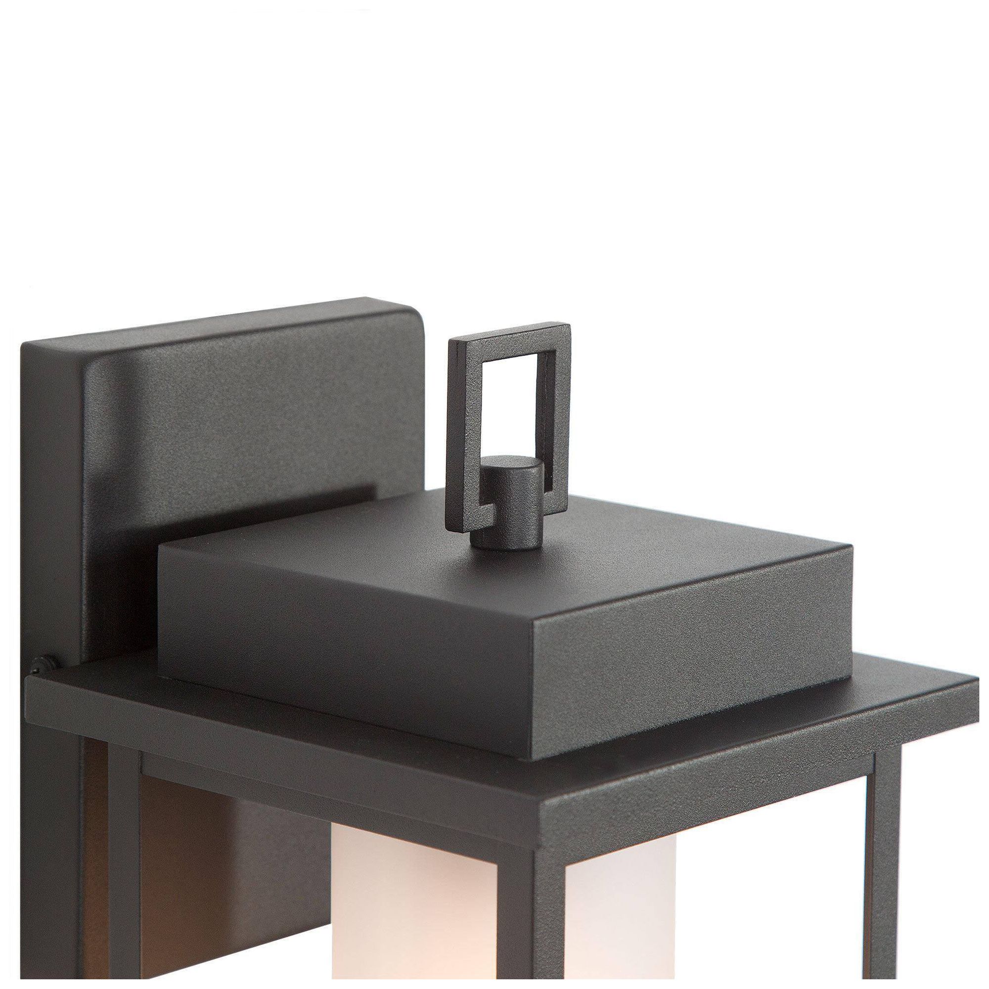 Image 3 1-lights 11"H Rectangle Black Wall Lamp more views