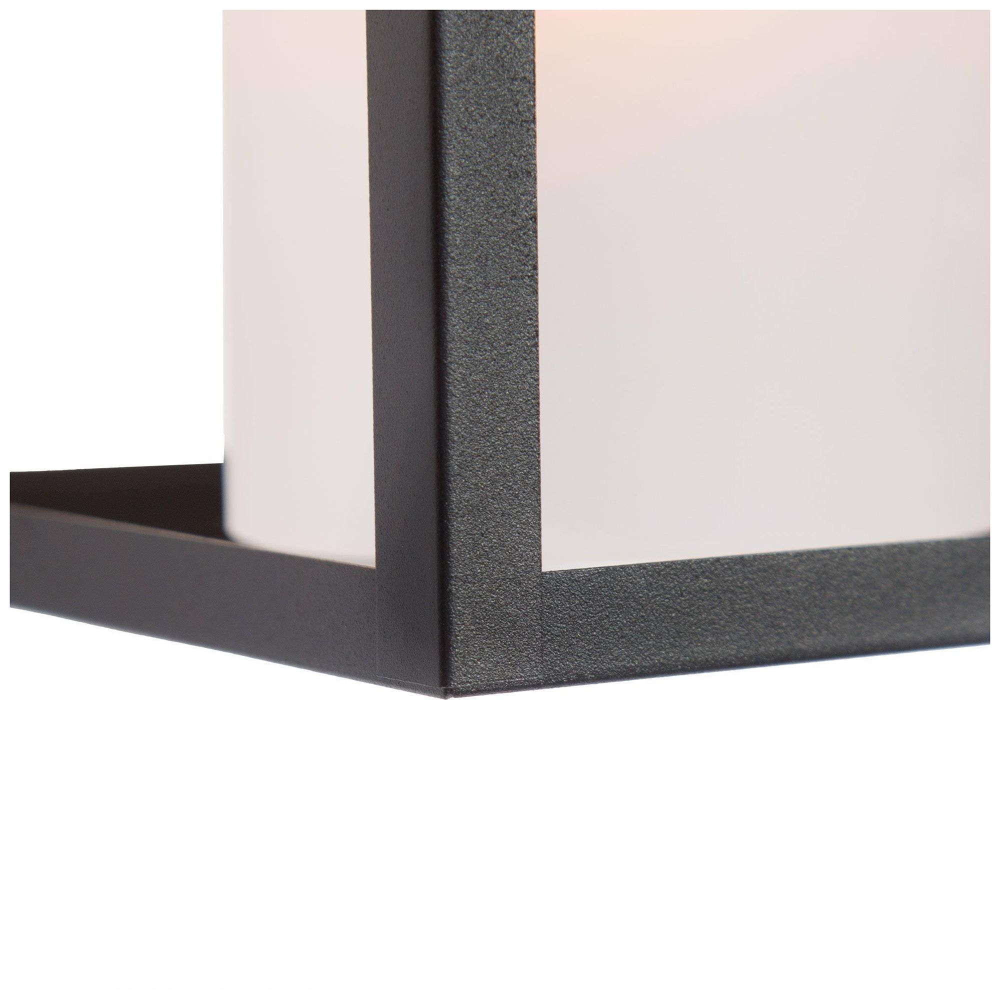 Image 4 1-lights 11"H Rectangle Black Wall Lamp more views
