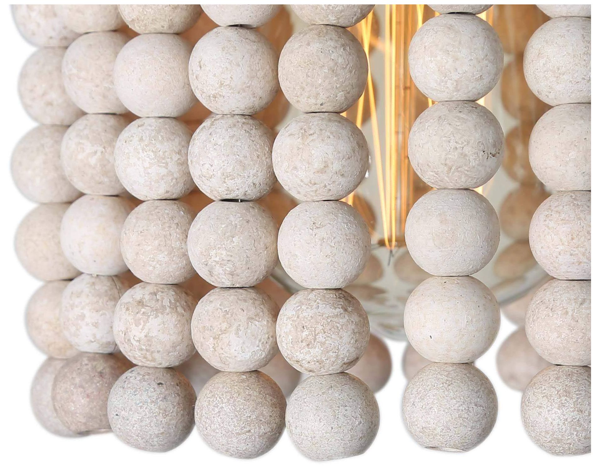 Image 4 1-Lights 5.9"W Cylinder Gold Leaf Pendant Lights more views