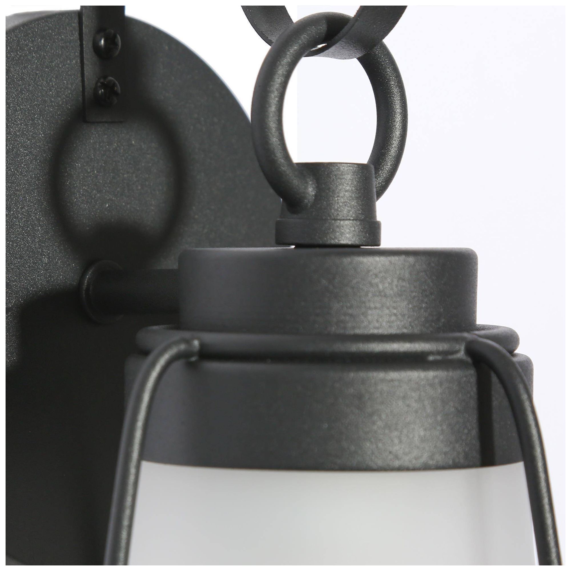 Image 4 1-Lights 9.1"H Bell Brushed Black Wall Lamp more views