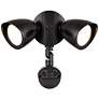 2_10.5" High 2-Light Integrated LED Outdoor Security Flood Light in Black more views