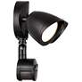 3_10.5" High 2-Light Integrated LED Outdoor Security Flood Light in Black more views