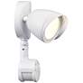 3_10.5" High 2-Light Integrated LED Outdoor Security Flood Light in White more views
