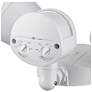 4_10.5" High 2-Light Integrated LED Outdoor Security Flood Light in White more views