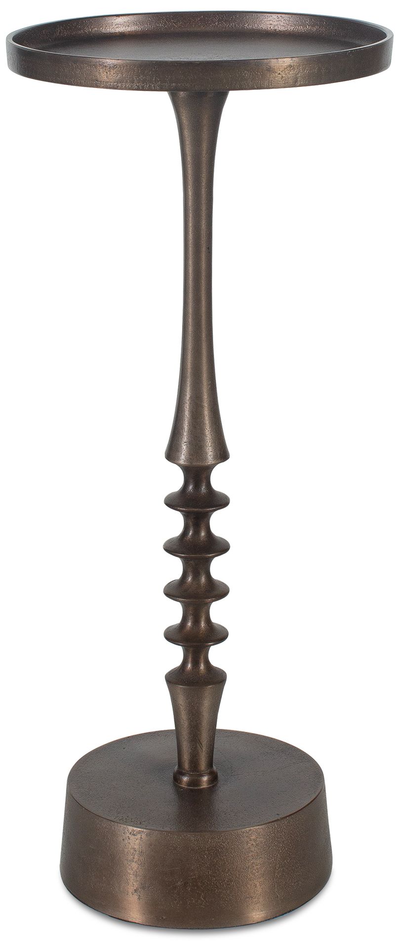 Image 2 10 1/4" Wide x 24 1/2" High Bronze Metal Accent Table