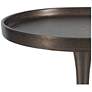 5_10 1/4" Wide x 24 1/2" High Bronze Metal Accent Table more views