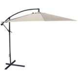 10-Foot Offset Umbrella in Natural Polyester