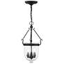1_10-in Black Vintage Single Clear Glass Urn Pendant