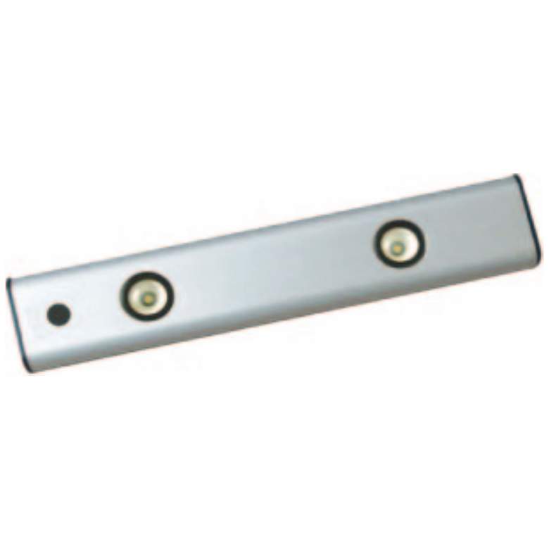 Image 3 10-in Hardwired/Plug-in Under Cabinet LED Bar Light Nickel more views