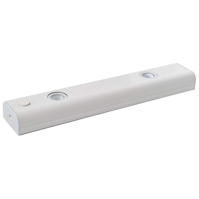 Image 1 10-in Hardwired/Plug-in Under Cabinet LED Light Bar White