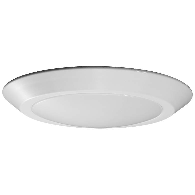 Image 1 10 in.; LED Flush Mount Fixture; Disk Light; White Finish; 3000K