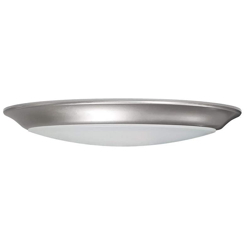 Image 1 10 inch; LED Disk Light; CCT Selectable 3K/4K/5K; Brushed Nickel Finish