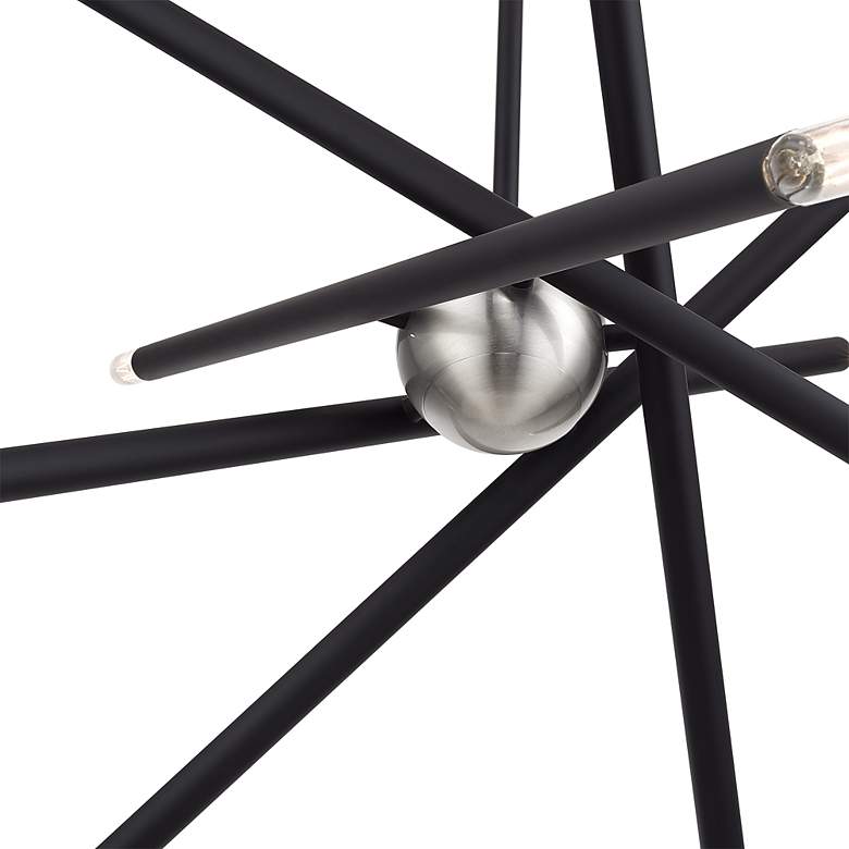 Image 6 10 Light Black Medium Chandelier more views
