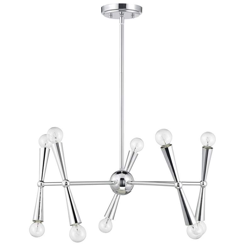 Image 1 10-Light Chandelier in Chrome