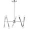 10-Light Chandelier in Chrome