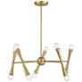 1_10-Light Chandelier in Natural Brass