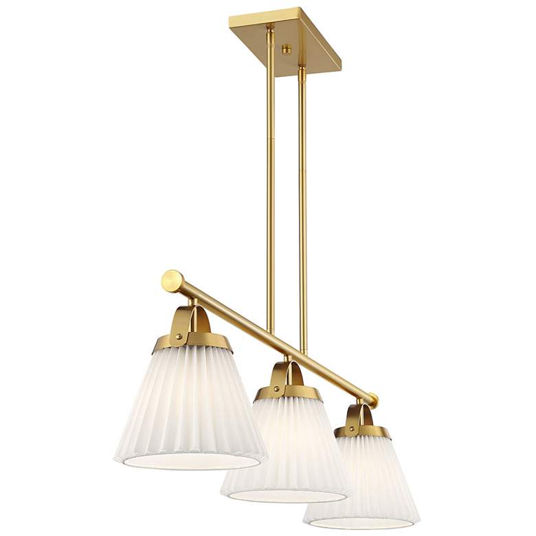 Image 5 10-Light Chandelier in Natural Brass more views