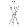 6_10 Light Polished Chrome Chandelier with Polished Brass Finish Accents more views
