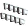 10-Pack White Battery LED Outdoor Night Lights