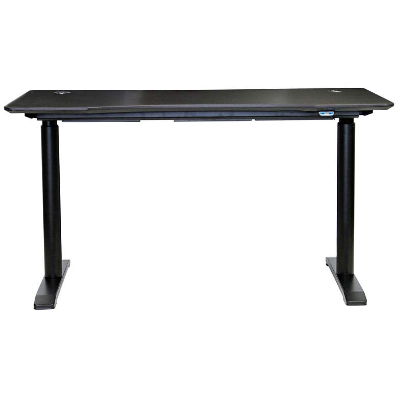 Image 1 100 Collection 55 inch Wide Espresso Electric Standing Desk