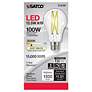 2_100 Watt Equivalent Satco Clear 12.5W 3000K LED Dimmable E26 more views