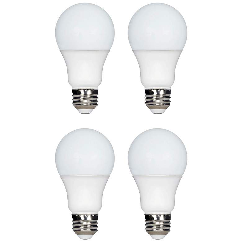 Image 1 100 Watt Equivalent Tesler Frosted 11W LED Dimmable 4-Pack