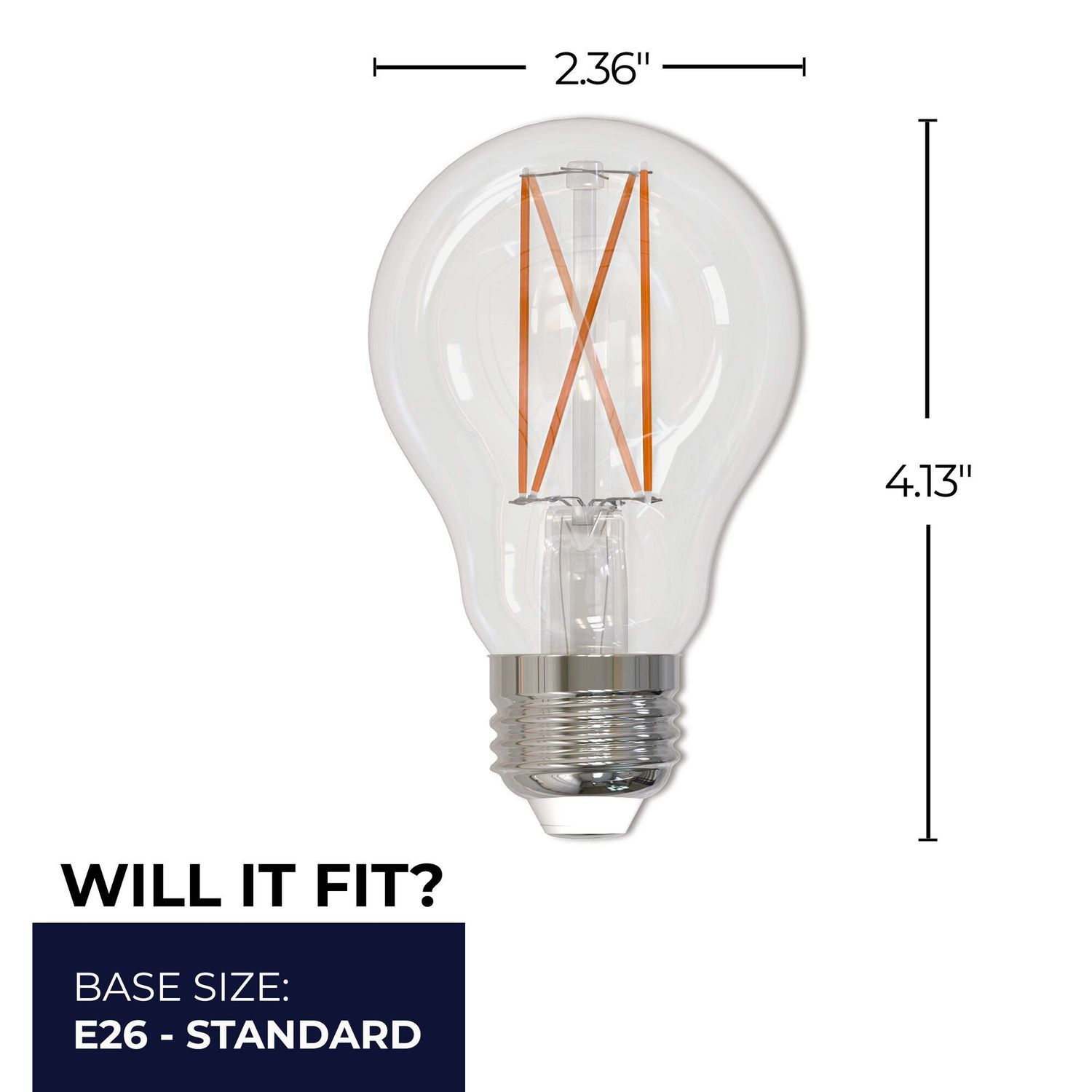 Image 6 100W Equivalent 14W LED Dimmable E26 2700K A19 Light Bulb by Bulbrite more views