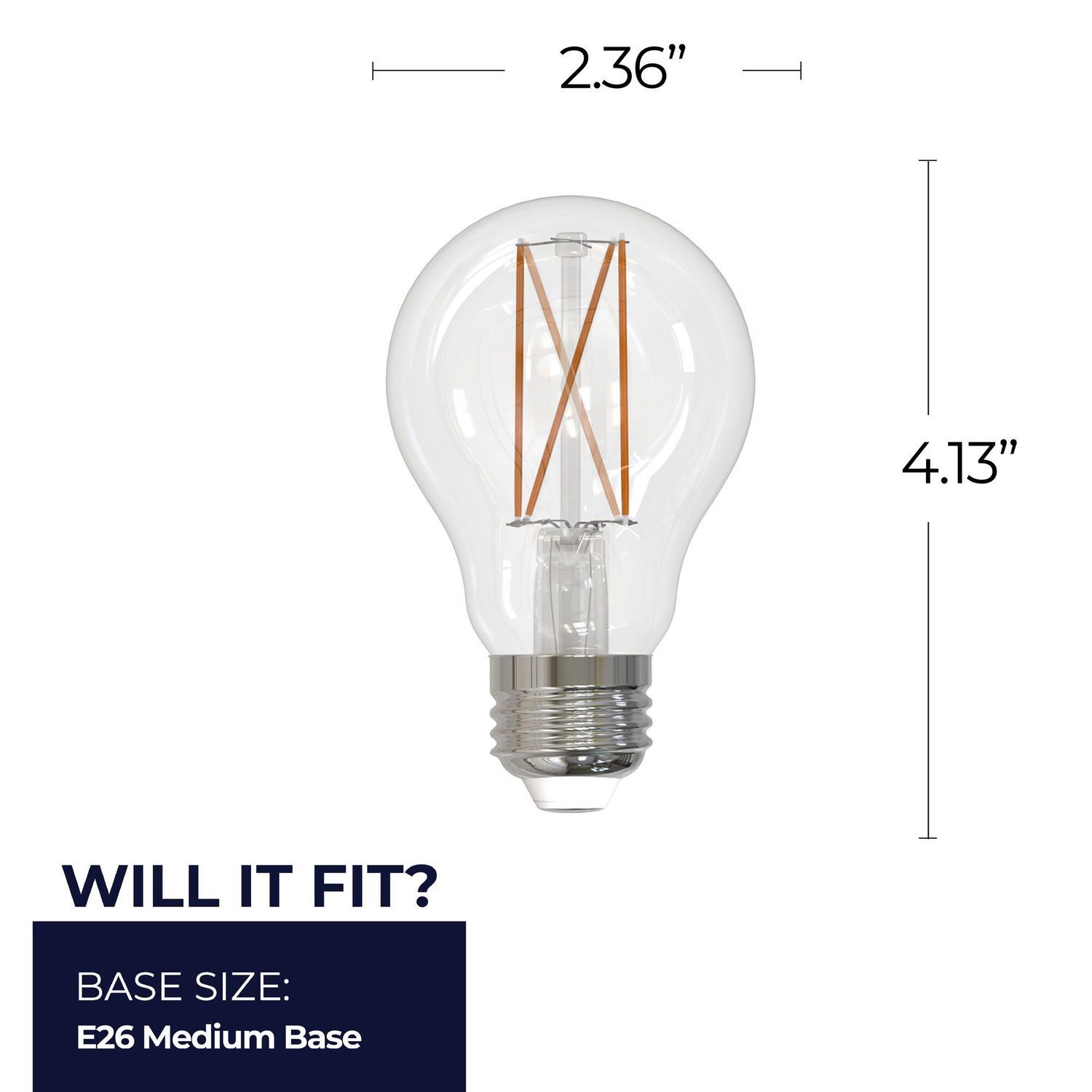 Image 6 100W Equivalent 14W LED Dimmable E26 5000K A19 Light Bulb by Bulbrite more views