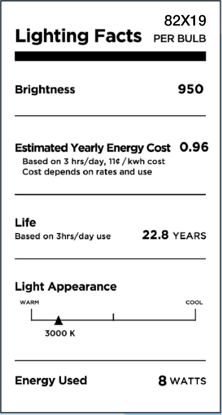 Image 2 100W Equivalent 8W LED Torpedo Tip Milky Glass Candelabra Bulb by Tesler more views