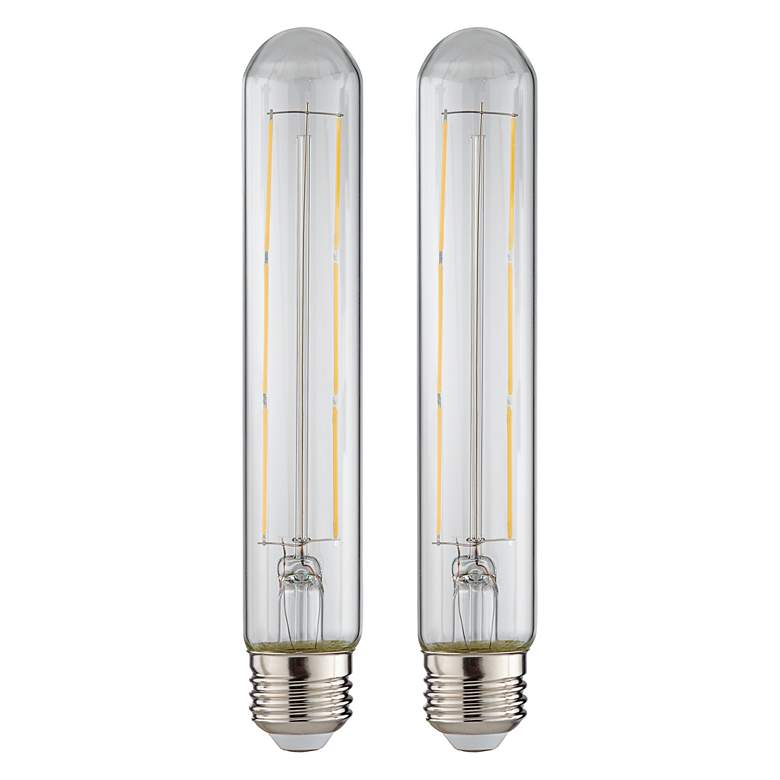 Image 1 100W Equivalent Clear 12W LED Dimmable Standard T30 Bulb Set of 2
