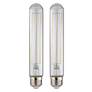 100W Equivalent Clear 12W LED Dimmable Standard T30 Bulb Set of 2