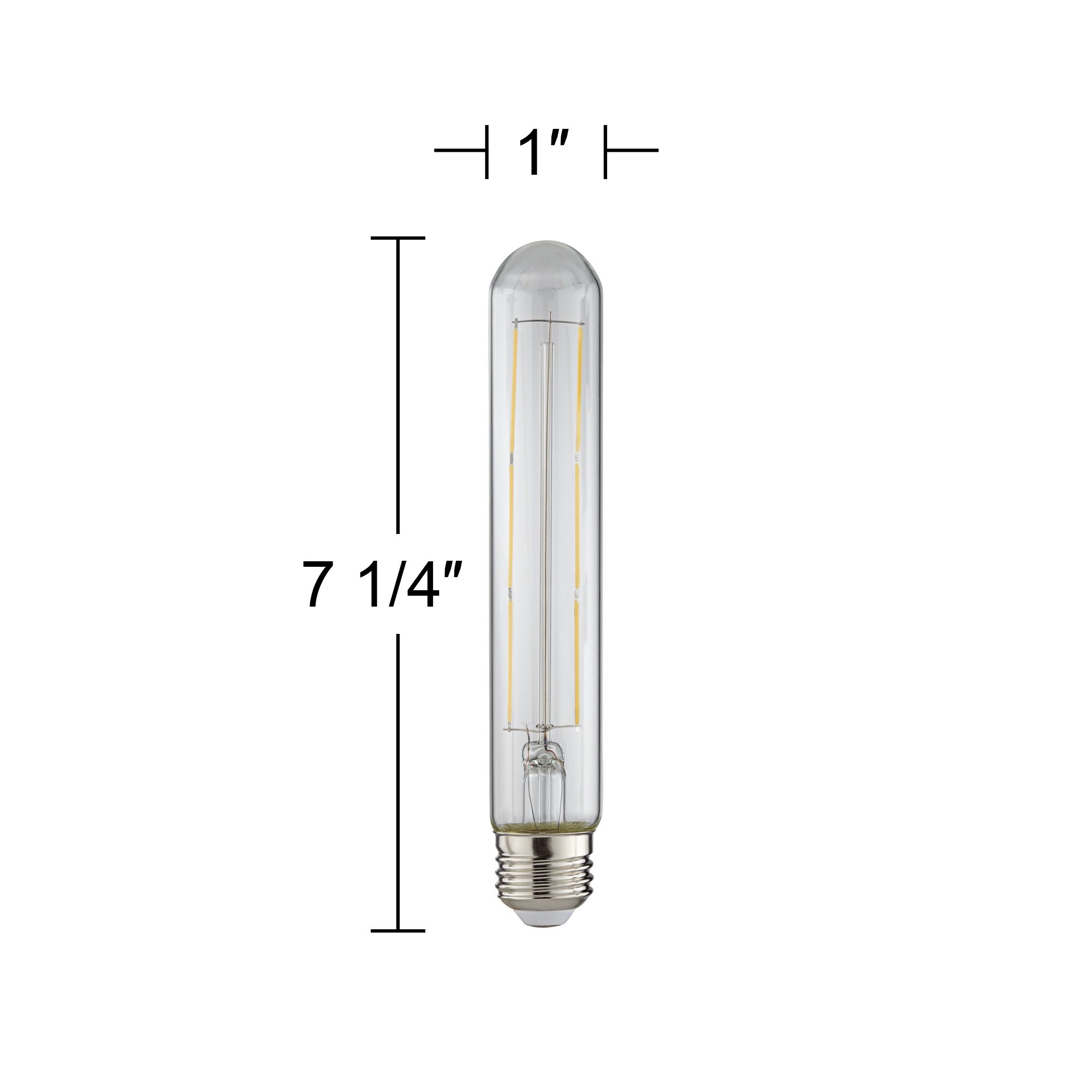 100W Equivalent Clear 12W LED Dimmable Standard T30 Tesler Bulb