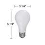 100W Equivalent Frosted 12W LED Dimmable Standard A21 2-Pack