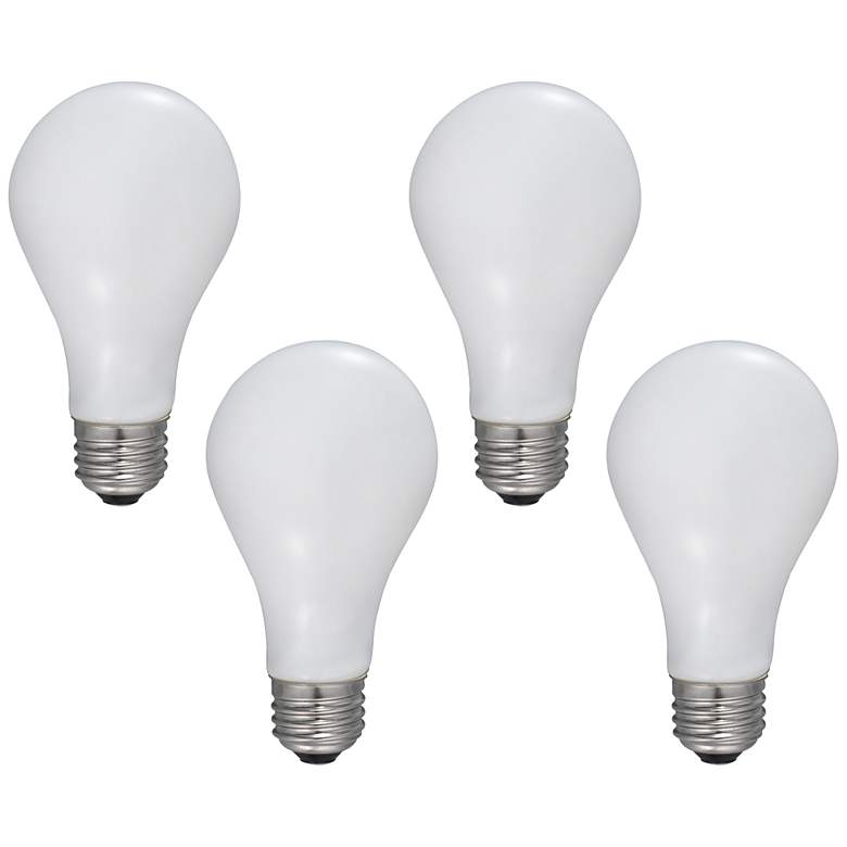 Image 1 100W Equivalent Frosted 12W LED Dimmable Standard A21 4-Pack