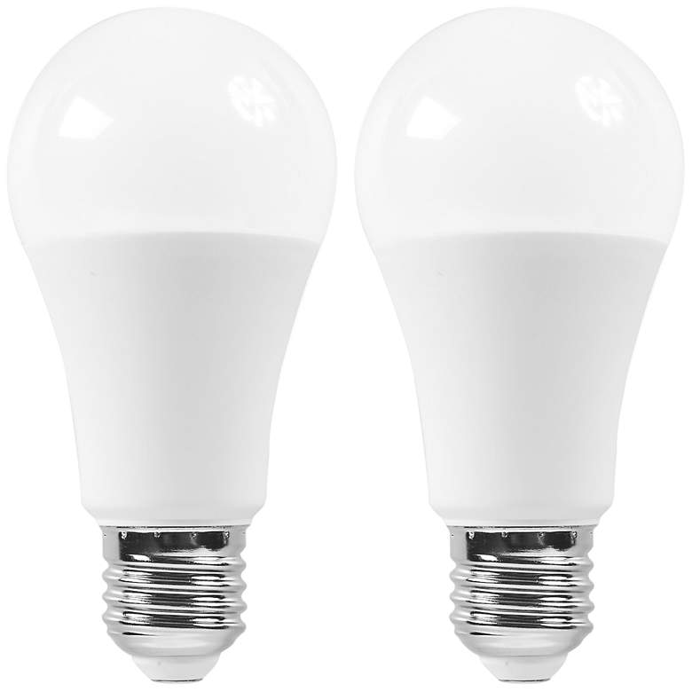 Image 1 100W Equivalent Frosted 15W LED Non-Dimmable Standard 2-Pack