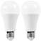 100W Equivalent Frosted 15W LED Non-Dimmable Standard 2-Pack