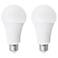 100W Equivalent Frosted 17W LED Dimmable Standard A21 2-Pack