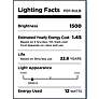 100W Equivalent Milky 15W LED Dimmable Standard ST21 2-Pack
