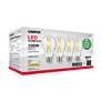 100W Equivalent Satco Clear 12.5W LED Dimmable E26 4-Pack in scene