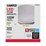 5_100W Equivalent Satco Clear 17.5W LED Dimmable Standard Bulb more views