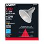 6_100W Equivalent Satco Clear 17.5W LED Dimmable Standard Bulb more views