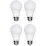100W Equivalent Tesler 16W LED Dimmable Standard 4-Pack A19