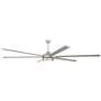 102" Craftmade Prost Painted Nickel Damp Smart LED Large Ceiling Fan