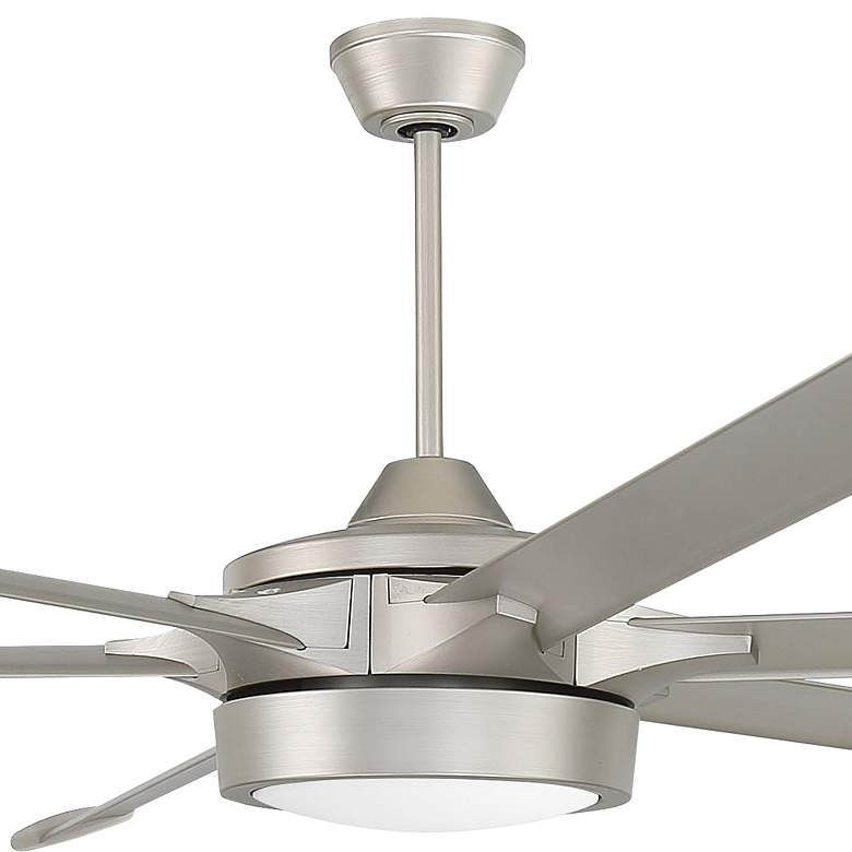 Image 2 102" Craftmade Prost Painted Nickel LED Smart Ceiling Fan more views