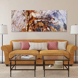 Image1 of Impact A 63"W Free Floating Tempered Glass Graphic Wall Art in scene