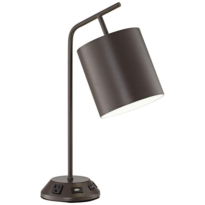 Image 1 10P78 - Dark Bronze Desk Lamp - Bolt Down Kit