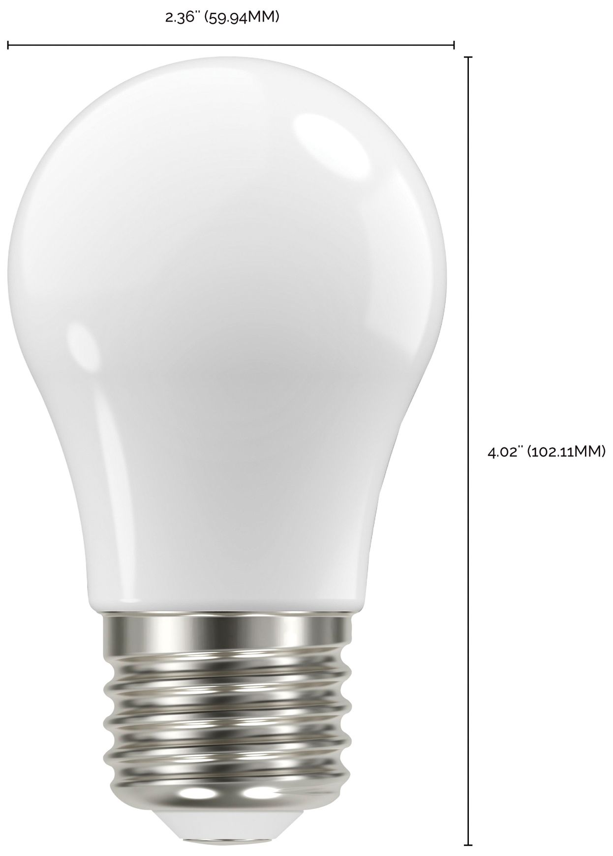 10W Equivalent 14W LED Dimmable E26 3000K A19 Light Bulb by Satco